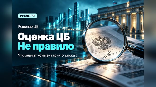 Комментарий ЦБ о рисках: как отличить оценку от вступившего в силу правила