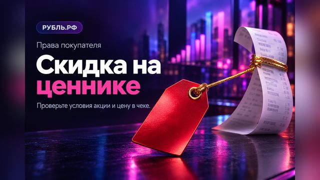 Скидка на ценнике и цена в чеке: какие условия акции проверить