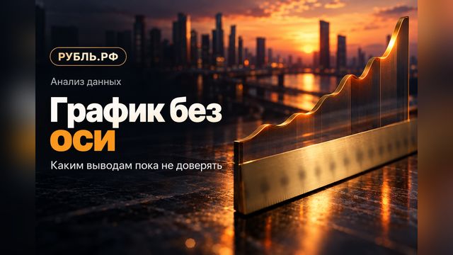 График без подписанной оси: какие выводы стоит отложить