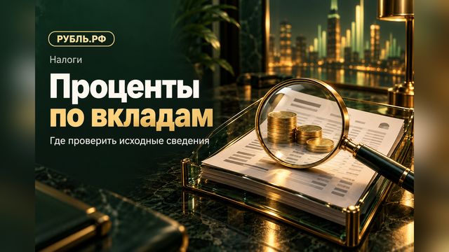Проценты по вкладам в налоговом расчёте: где проверить исходные сведения