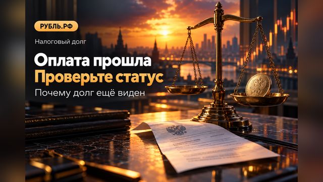 Квитанция об оплате налога есть, долг отображается: что уточнить в статусе
