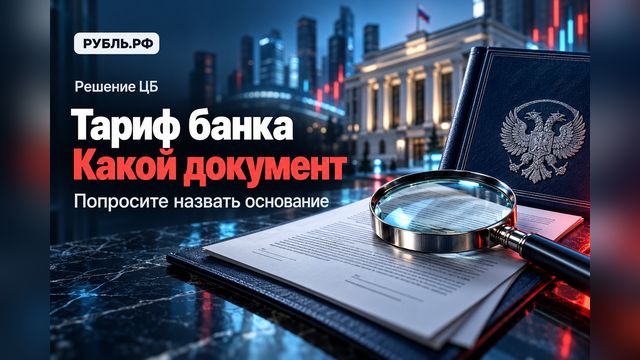 Банк объясняет тариф решением ЦБ: какой документ попросить назвать